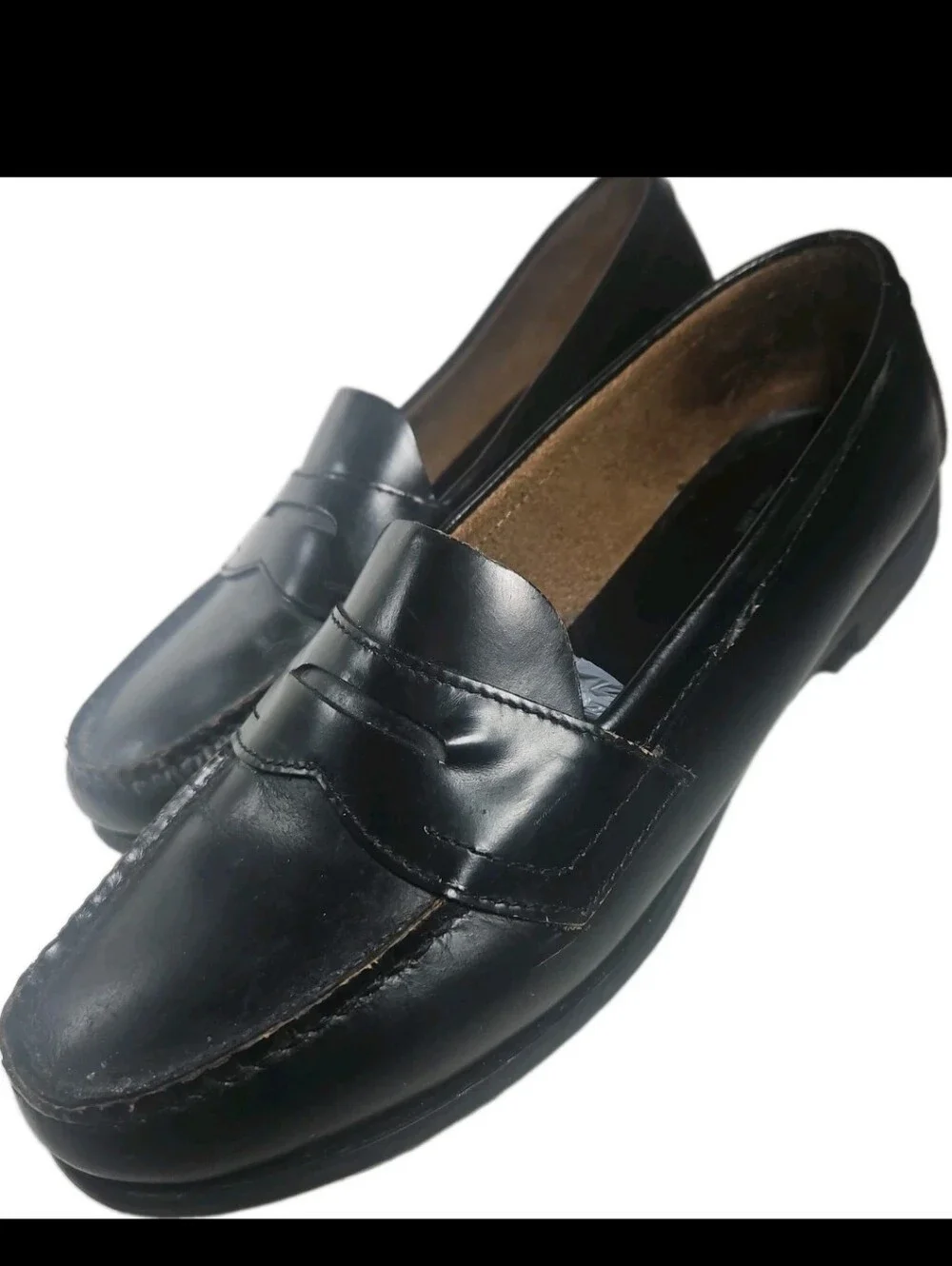 Eastland Women Sz10M Black Leather Classic II Penny Loafer Shoe  SN3921[7E
